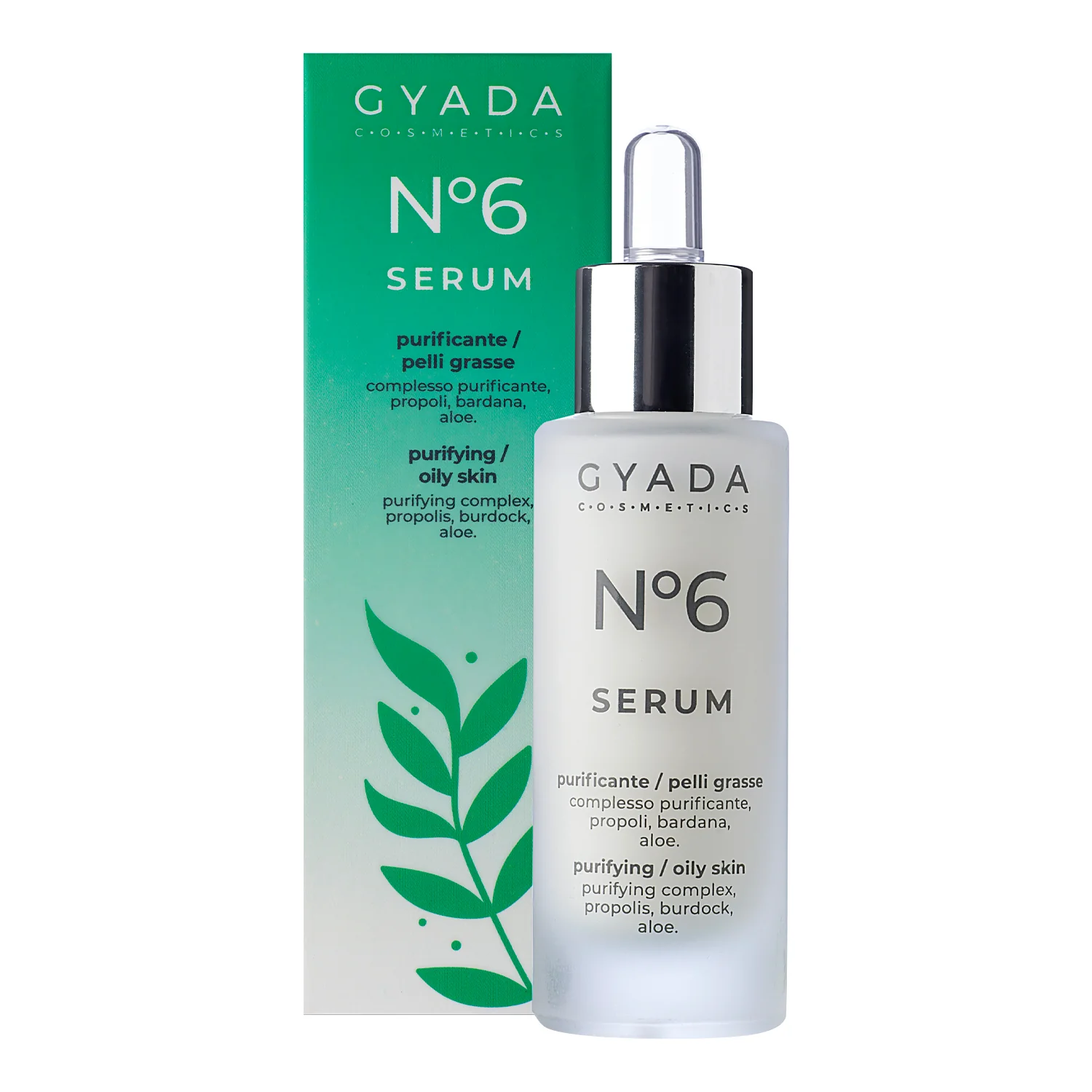 Face Serum Siero Viso N. 6 - Purificante / Pelli Grasse - Siero viso antimperfezioni