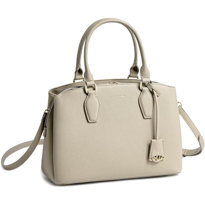 David Jones - Elegante borsa a mano da donna in ecopelle - Beige