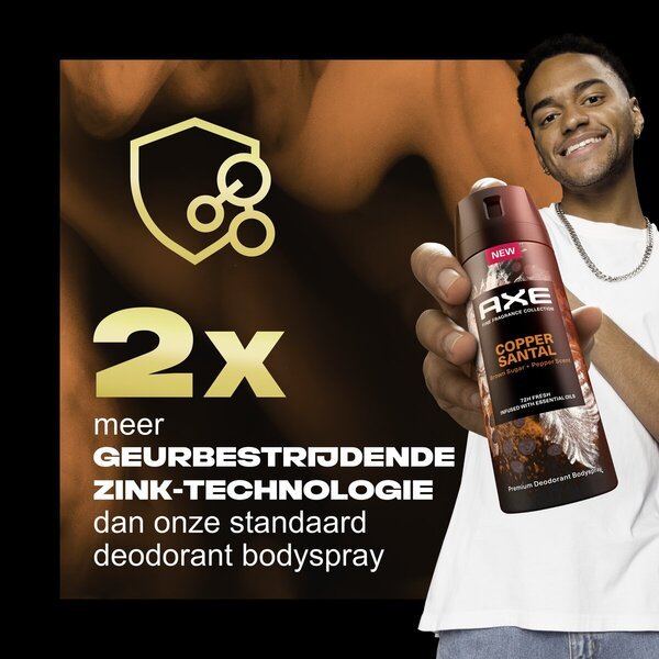 „Axe Fine Fragrance Copper Santal“ dezodorantas kūnui, 150 ml