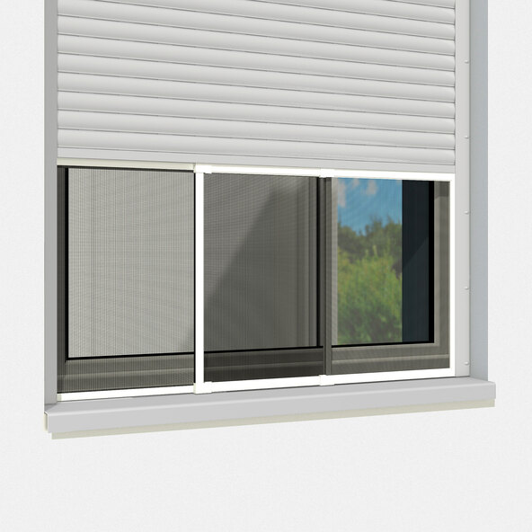 COMFY SLIDE aluminum sliding window, 50 x 75 cm, white