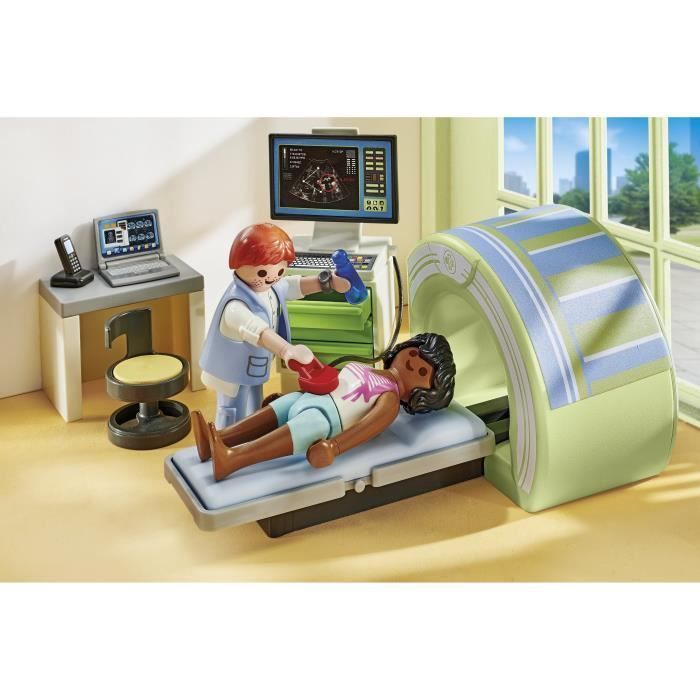PLAYMOBIL 71618 Medical Scanner with Patient, City Life, Hospital, 29 pieces, Ages 4+