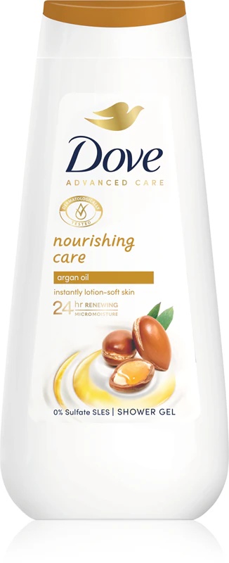 Dove Advanced Care barojošās kopšanas mitrinošā dušas želeja