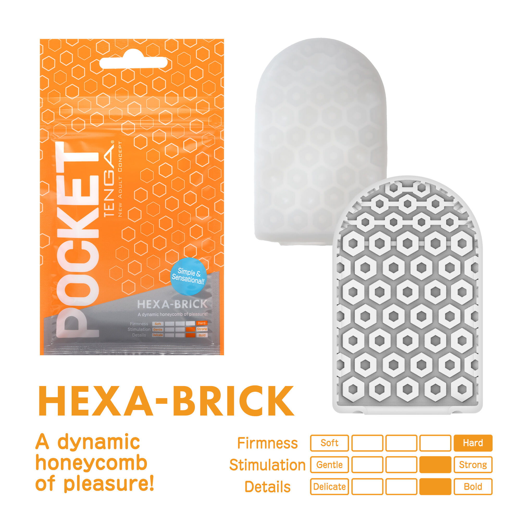Tenga Tenga Pocket Stroker Hexa-Brick