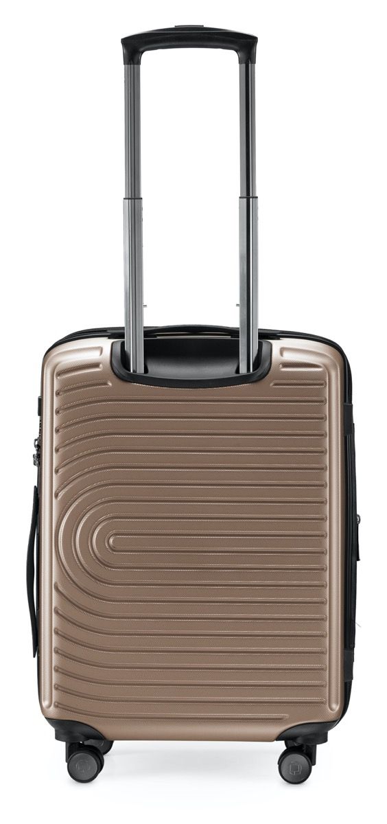 MITTE – handbagage hårt skal champagne matt, TSA, 55 cm, 55 liter