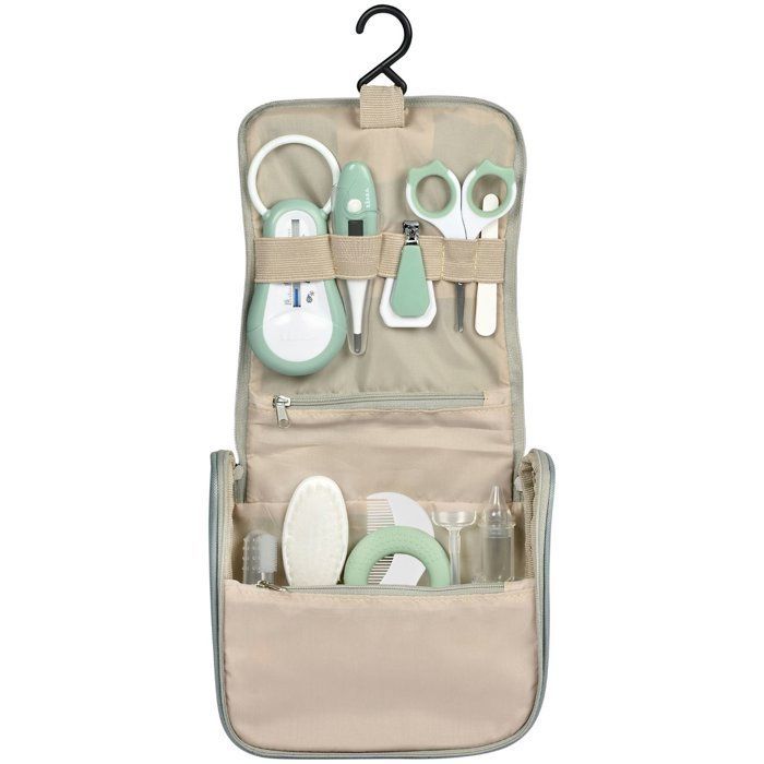 Kulturbeutel - BEABA - 10 Accessoires - Salbeigrün