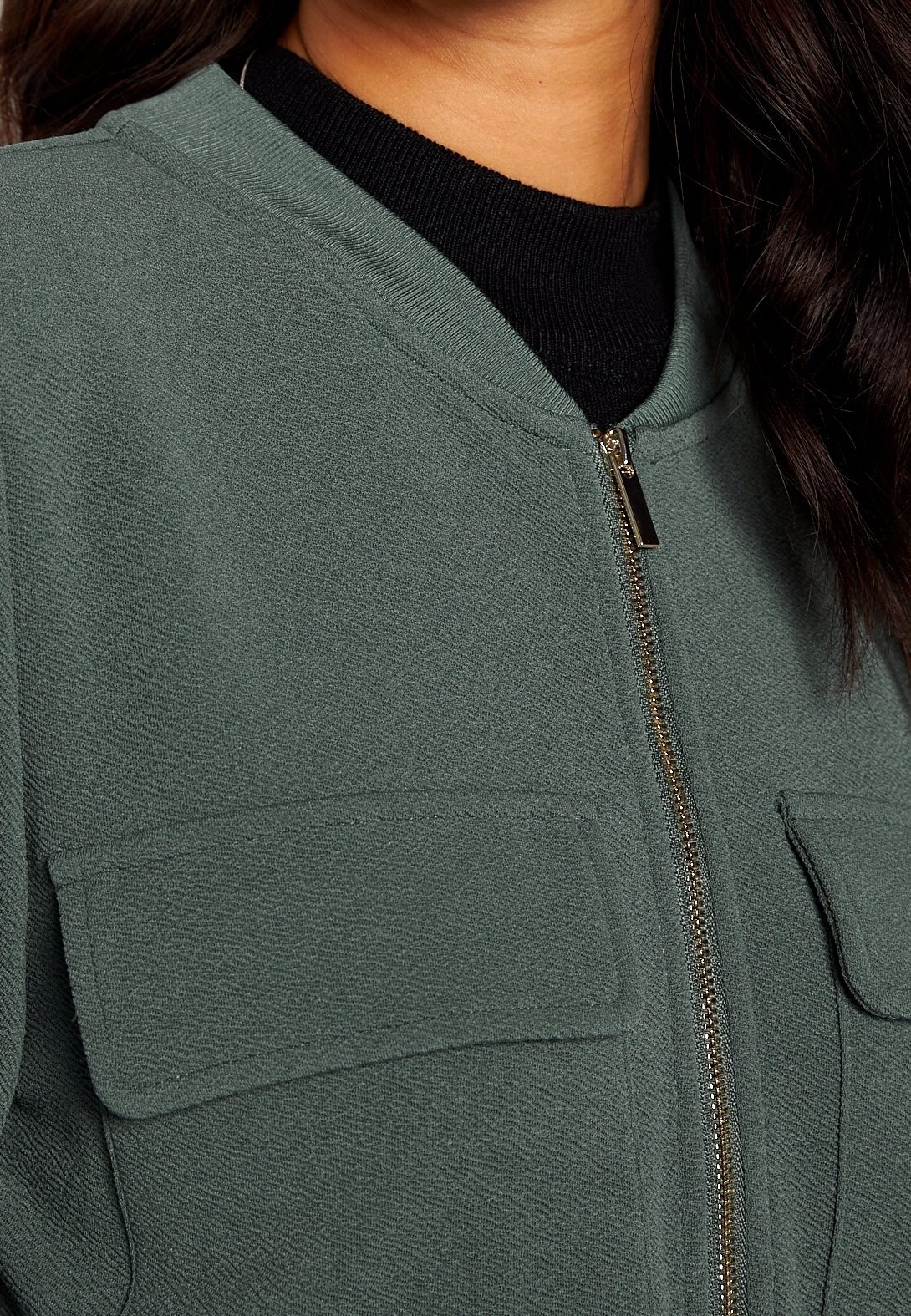 Blouson aviateur Bubbleroom - vert