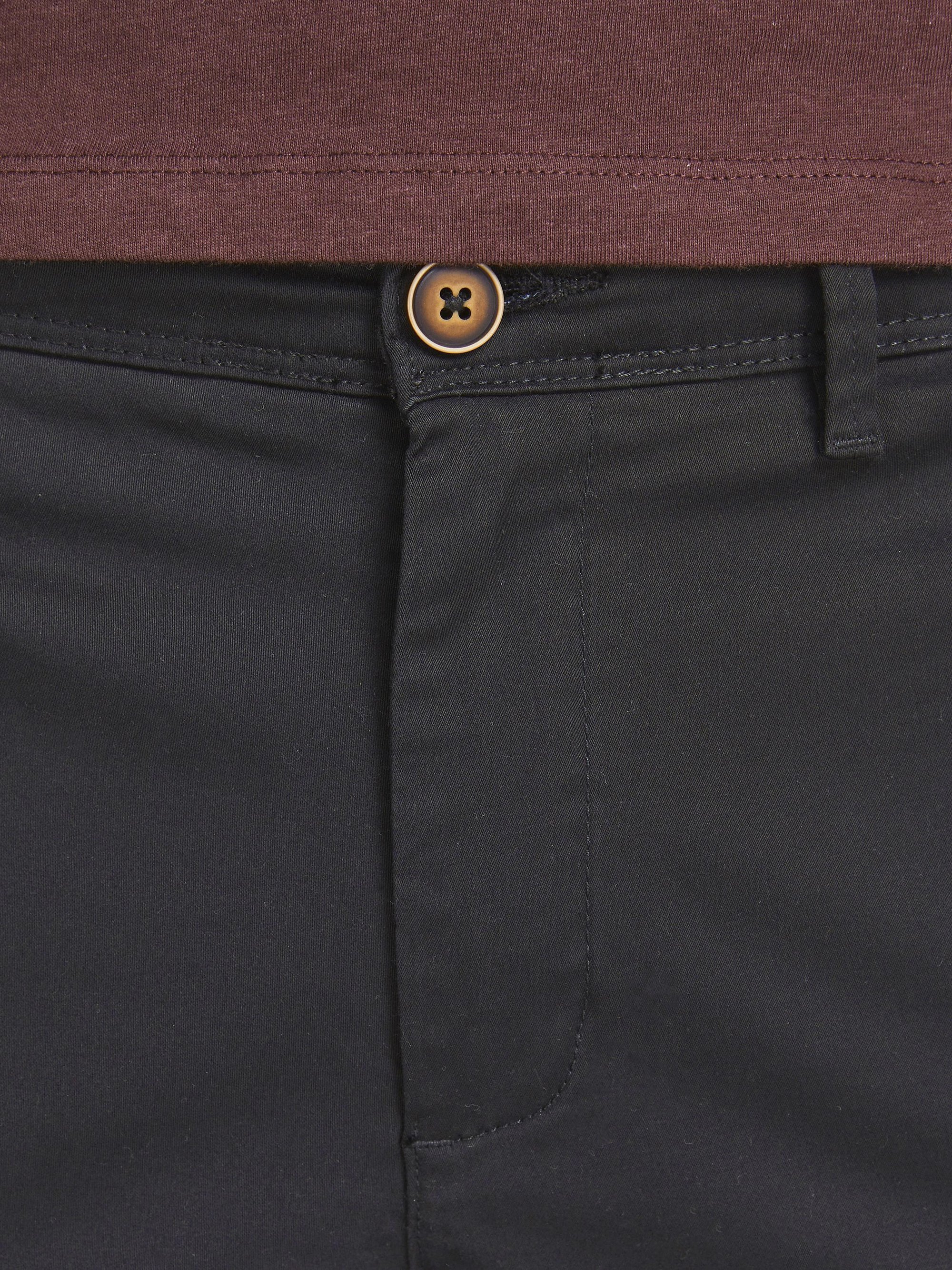 Jack & Jones MARCO BOWIE - Chino kalhoty - black