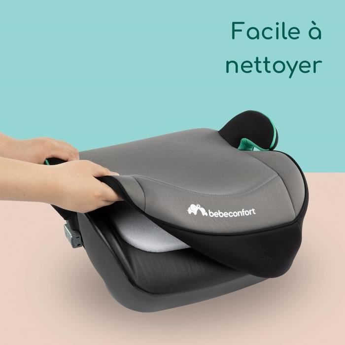 Seggiolino auto BEBECONFORT Manga i-Fix, seggiolino rialzato ISOFIX, età 6-12 anni, 22-36 kg, 125-150 cm, grigio nebbia