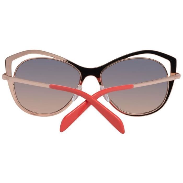 Óculos de Sol Femininos - Emilio Pucci - EP0130 5628B - Modernos - Adultos - Estilo Contemporâneo