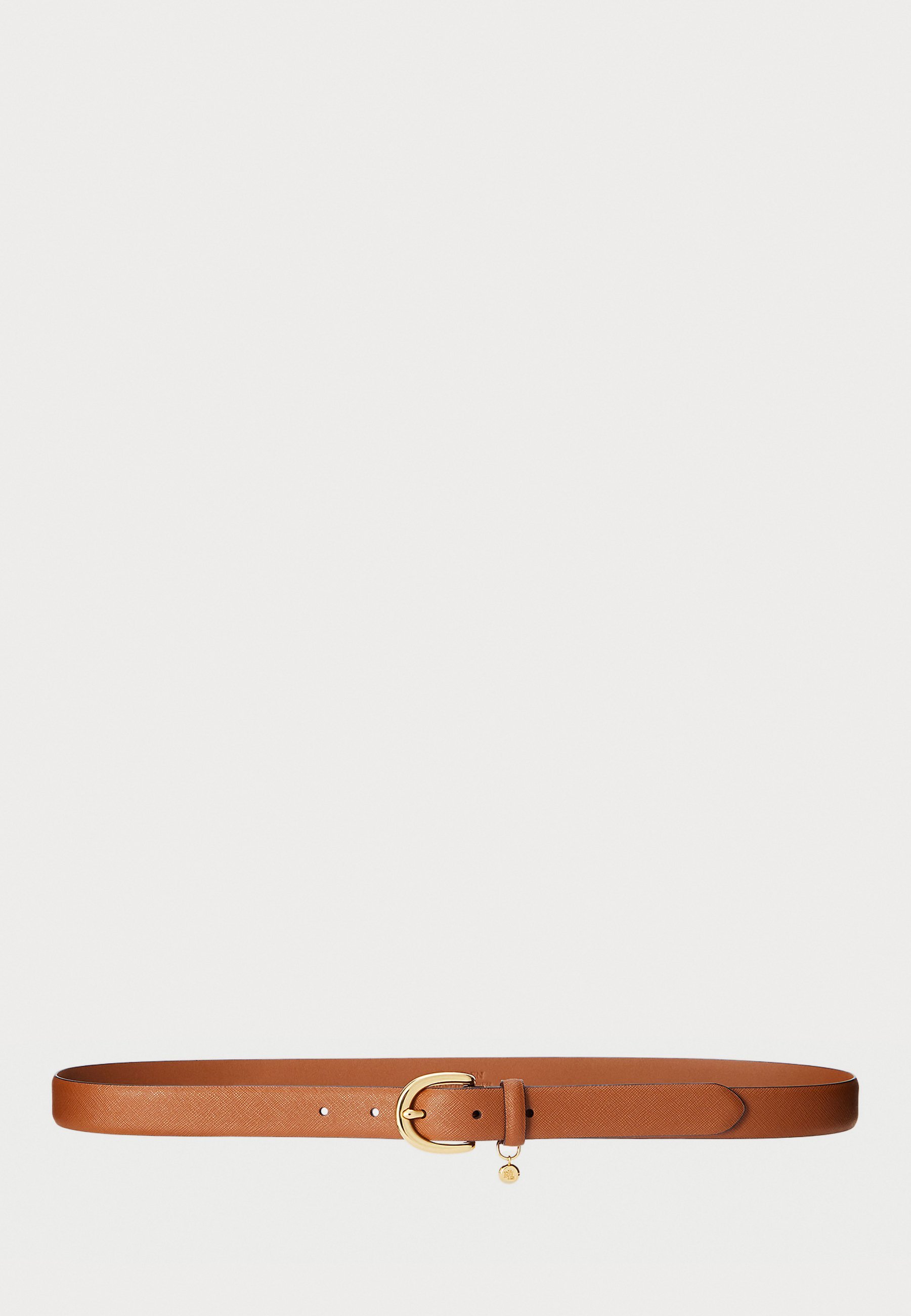 Lauren Ralph Lauren CHARM CROSSHATCH Ledergürtel - Gürtel - hellbraun