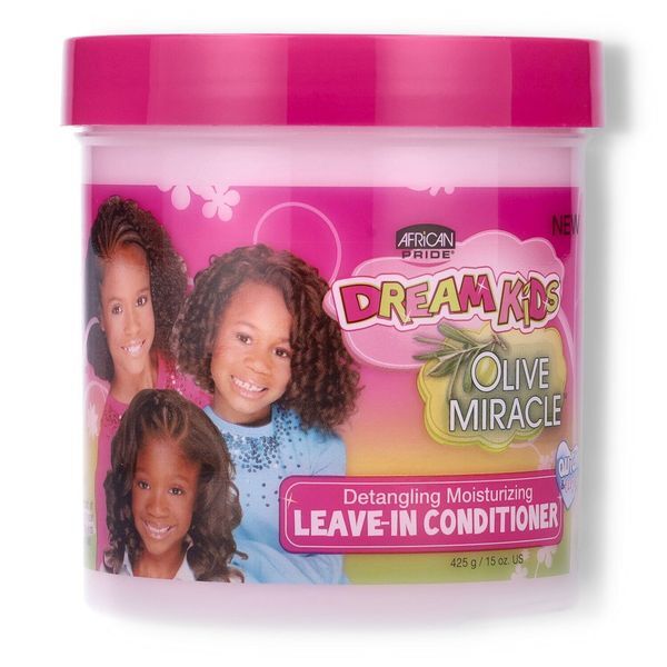 African Pride Dream Kids Olive Miracle Detangling Fuktighetskrem