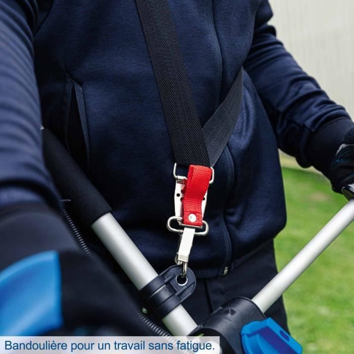 Scheppach BC-BCH330/20-X SET L Cordless Brushcutter - 33cm Cutting Width - 20V 4Ah IXES Battery + 2.4A Charger