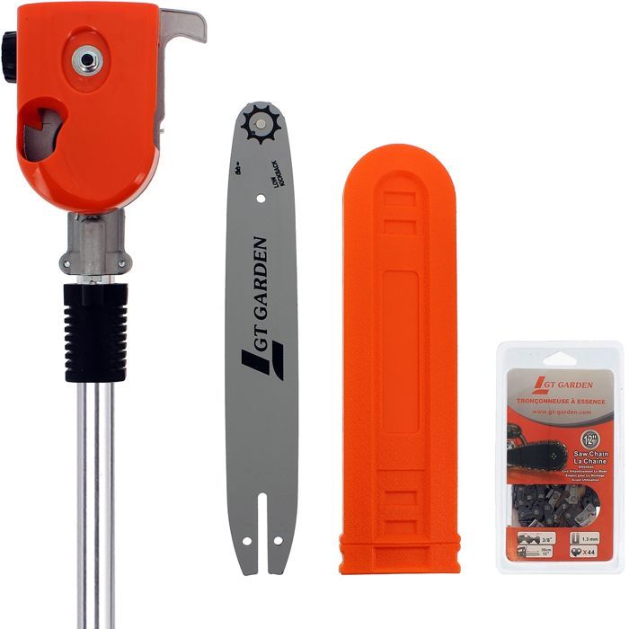 GT GARDEN - Pruning attachment for 4-in-1 multi-tool and pole pruner, swiveling head