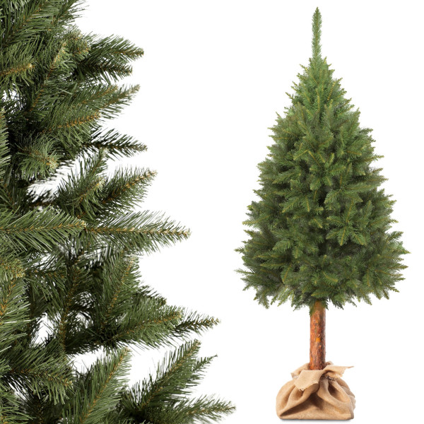 Choinka Na Pniu sztuczna 160 cm Świerk Naturalny
