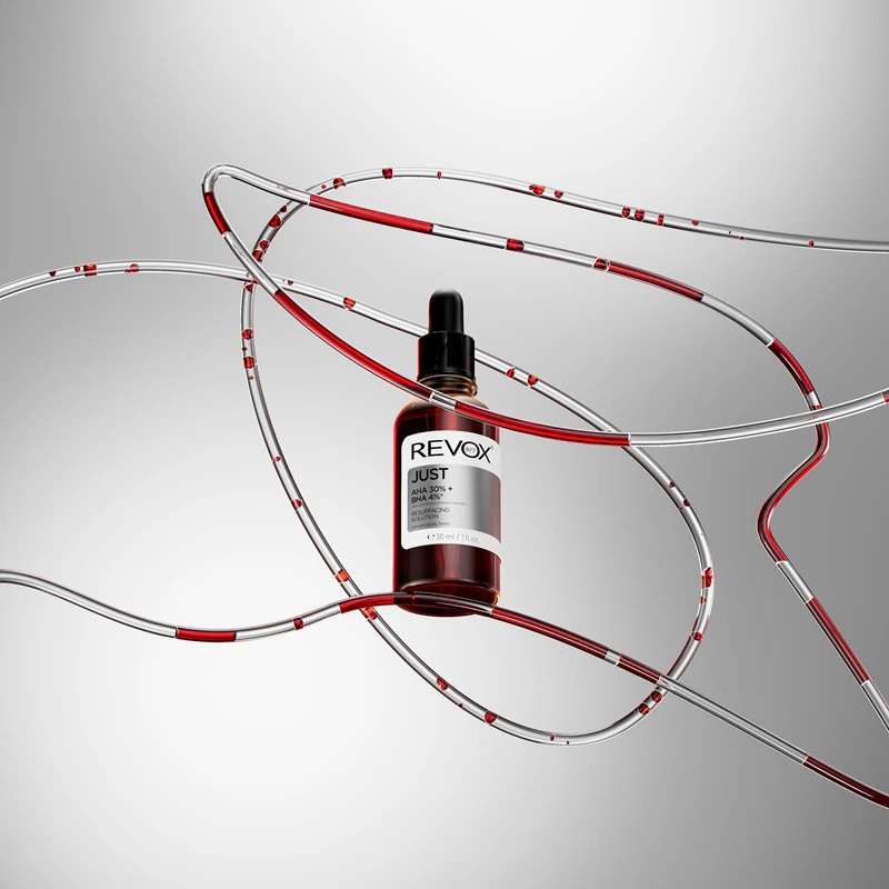 Revox B77 JUST AHA 30% + BHA 4% izlīdzinošs un pīlinga serums ādas atjaunošanai