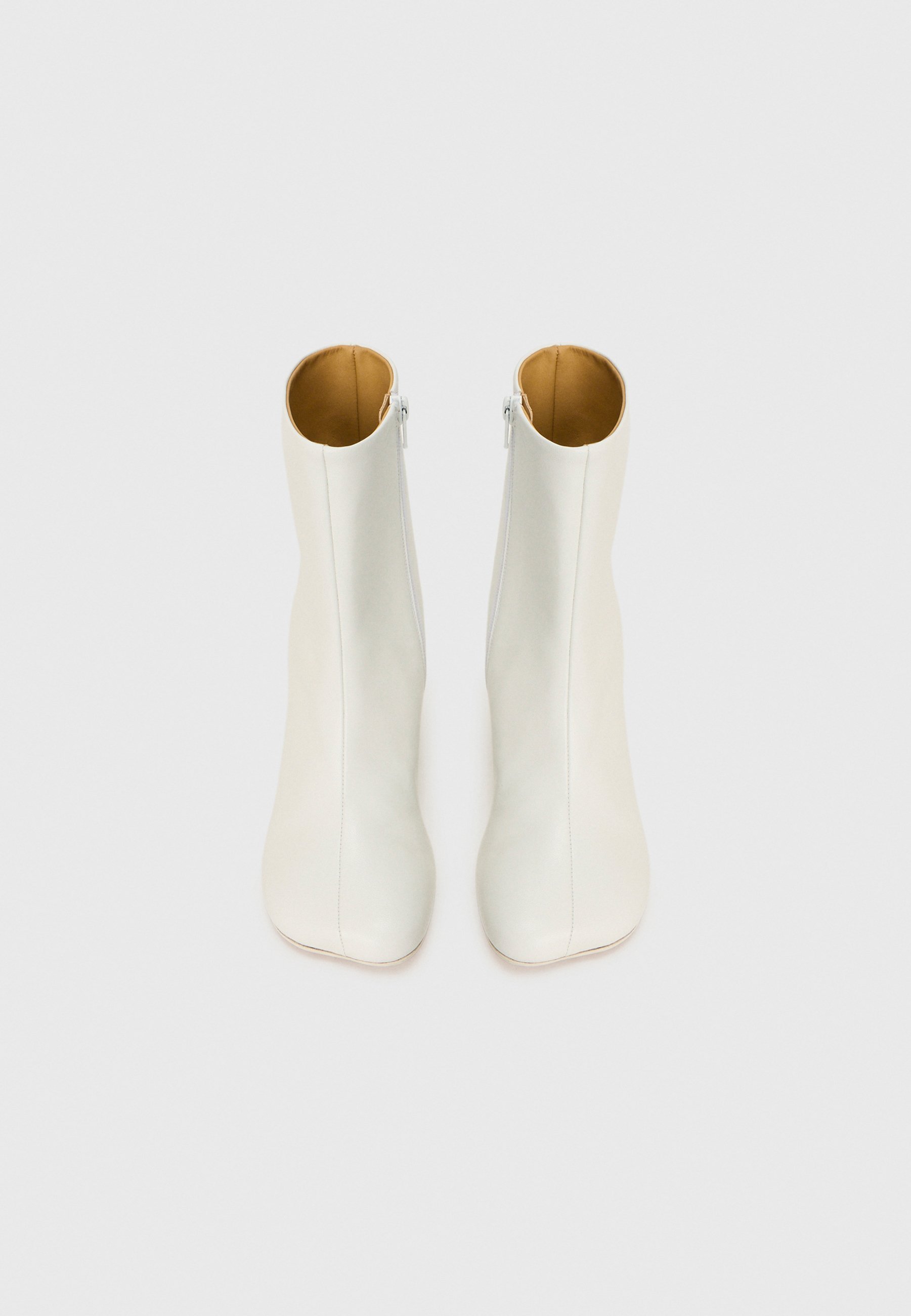 MM6 Maison Margiela enkellaarsjes met hoge hakken - wit