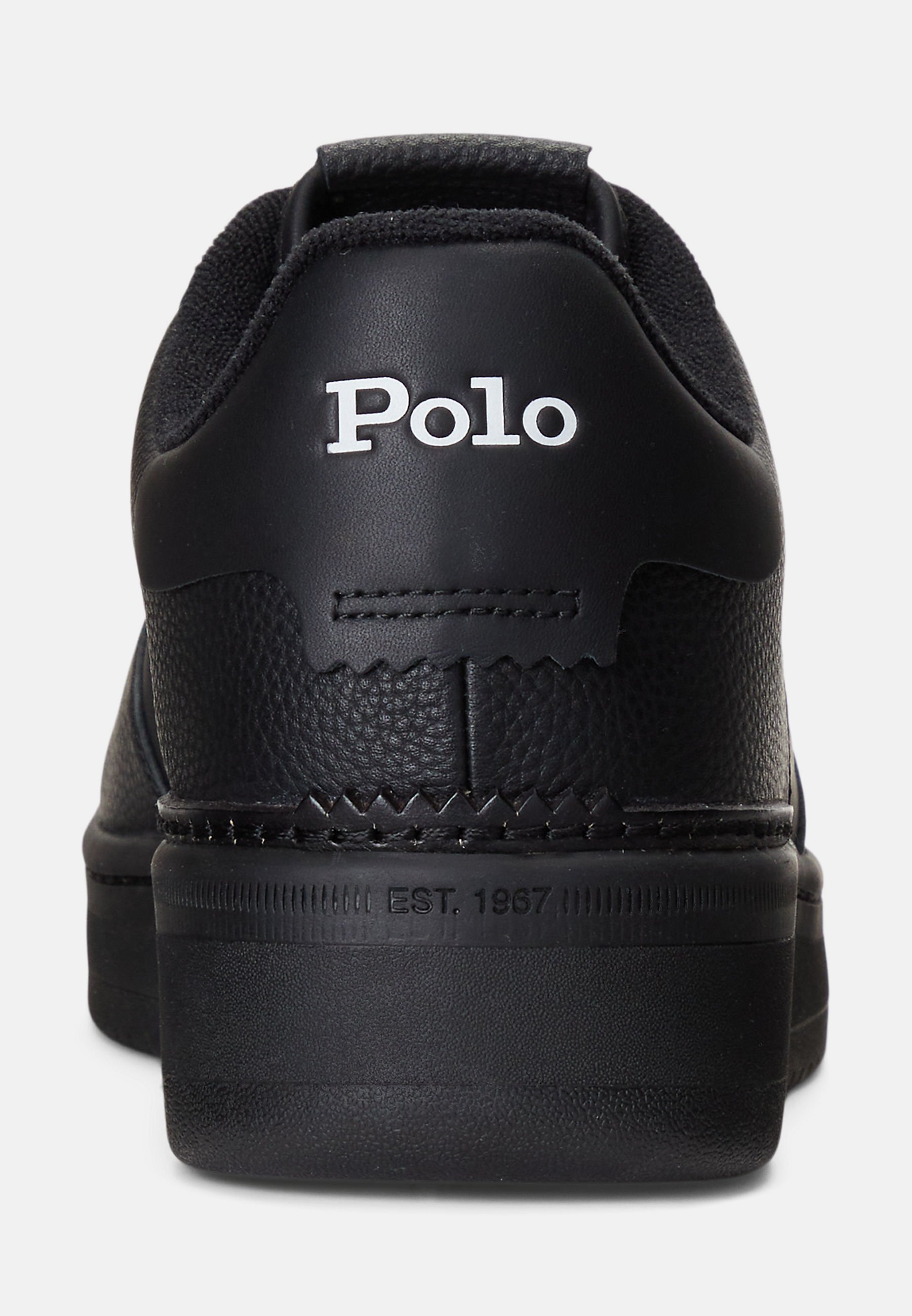 Polo Ralph Lauren MASTERS CRT TOP UNISEX - Sneaker - schwarz