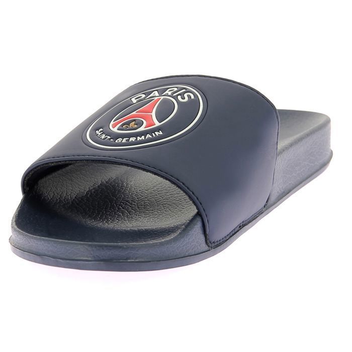 Claquettes - PARIS SAINT GERMAIN - PSG - Polyester - Gomme - Taille Adulte