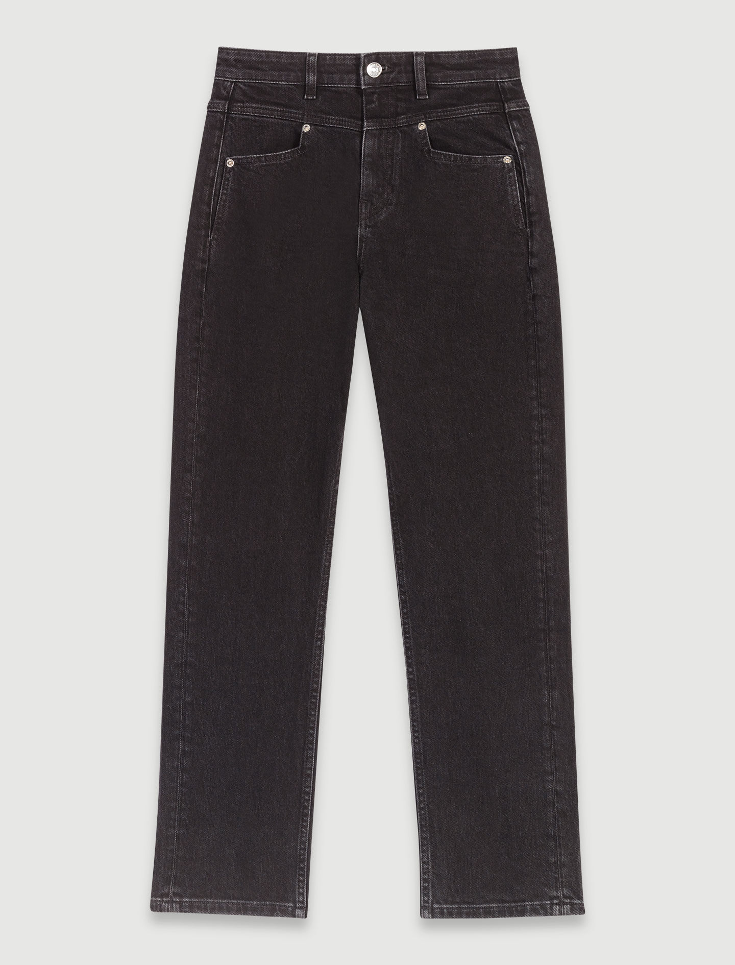 Rechte jeans - Zwart