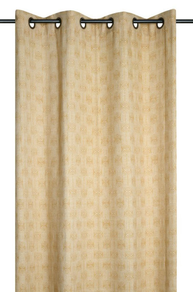 Zasłona paxton 140x260 musztardowa nowoczesna
