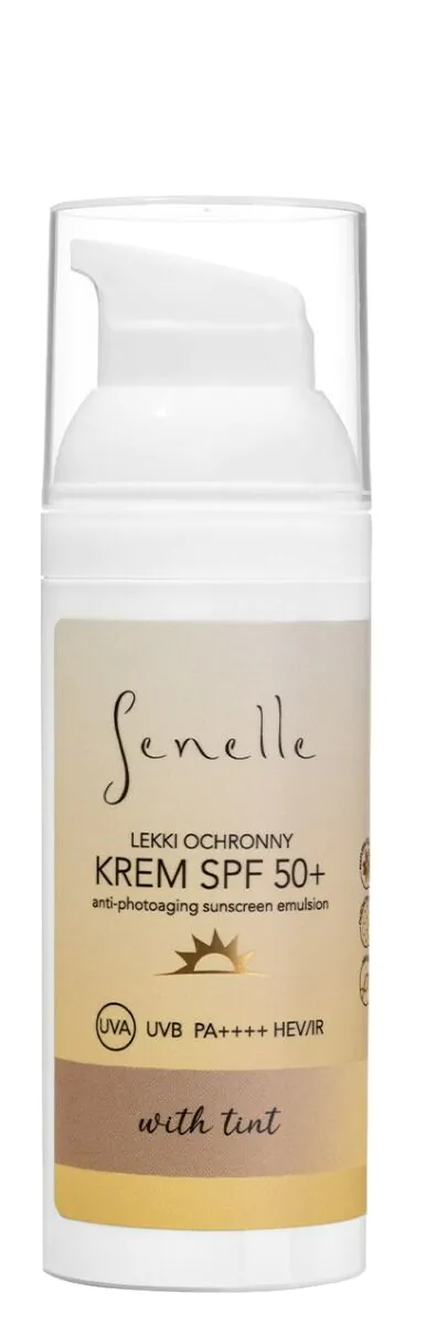 Senelle Lekki Krem ochronny SPF 50+ z Pigmentem