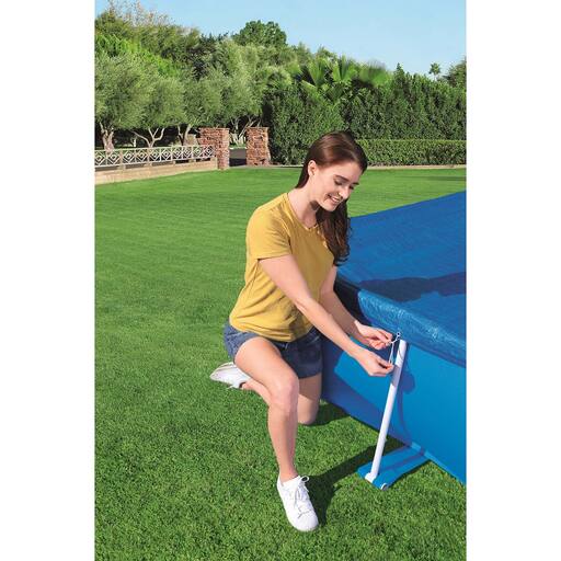 Couverture de piscine en acier Bestway 259 x 170 cm