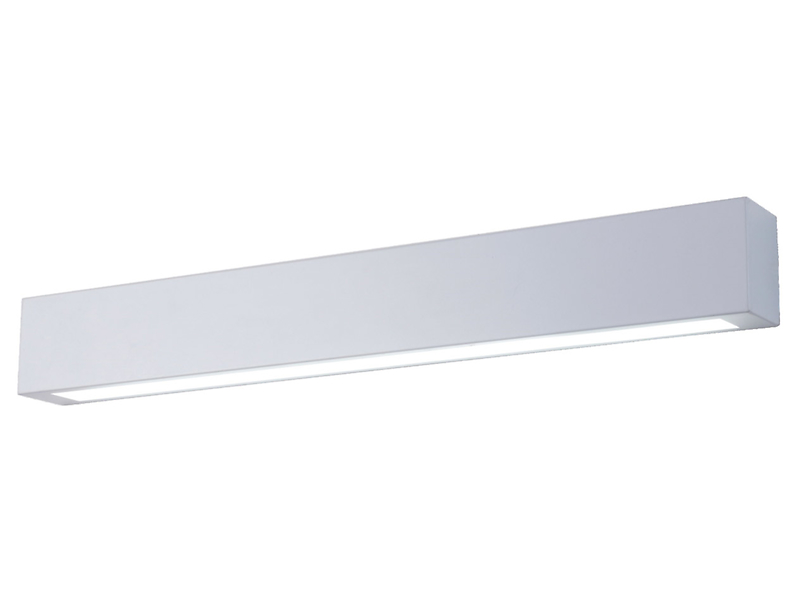 Kinkiet łaziekowy Ibros LED 93 cm metalowo-akrylowy biały