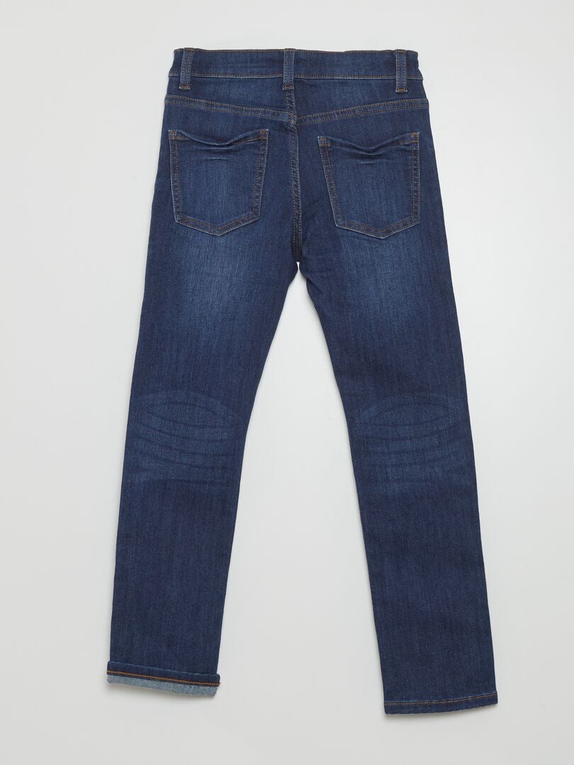 Slim fit en duurzame jeans - BLAUW