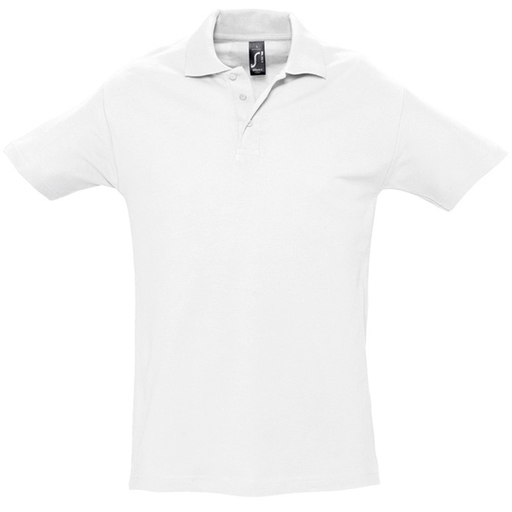 Tricou polo cu mânecă scurtă Sols Spring II, simplu, 100% bumbac premium