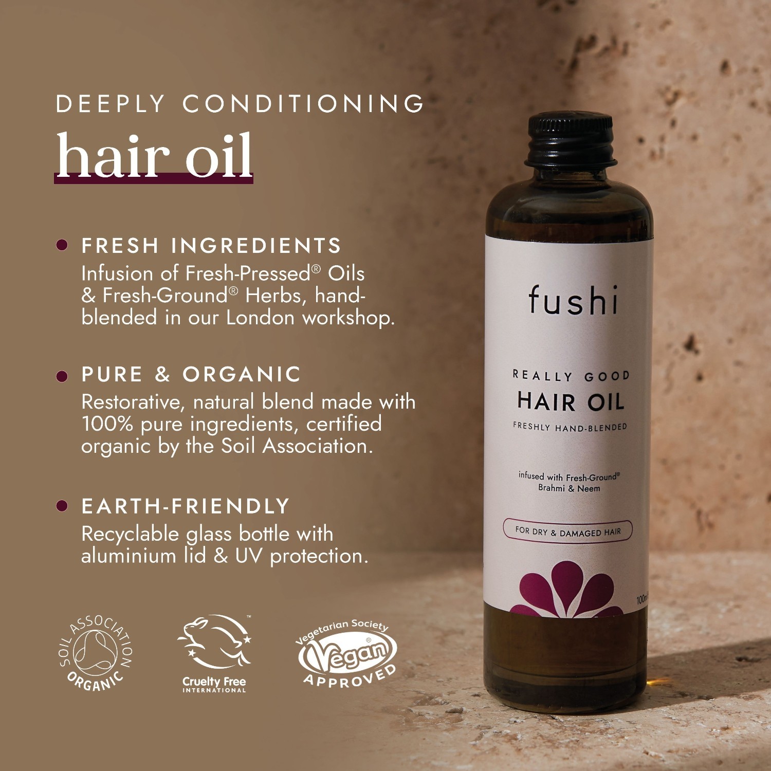 Fushi matu eļļa – Tiešām laba matu eļļa – 100 ml