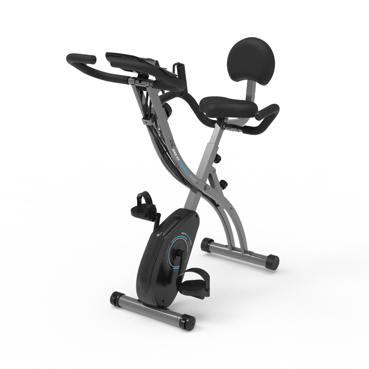 Bicicleta Estática Bike Fit Comfort Plegable Resistencia 1,5 Kg | 2 Fit Bands