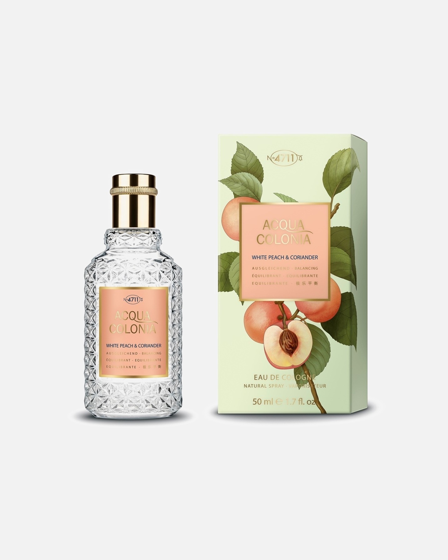4711 Acqua Colonia Eau de Cologne Крема за негу усана са белом бресквом и коријандером - 50 мл