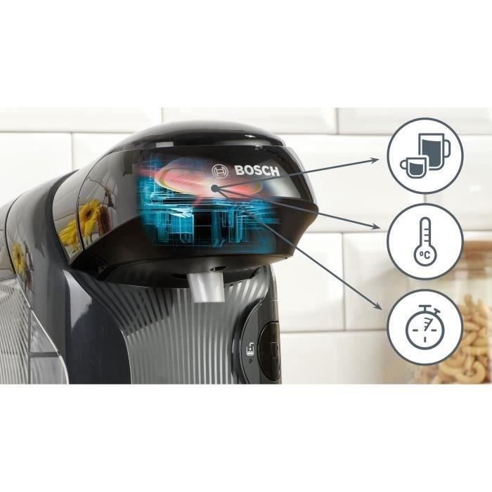 Machine à café multi-boissons - BOSCH - TASSIMO T11 Style - TAS1102 - 40 boissons - 0,7 L - 1400 W - Noir