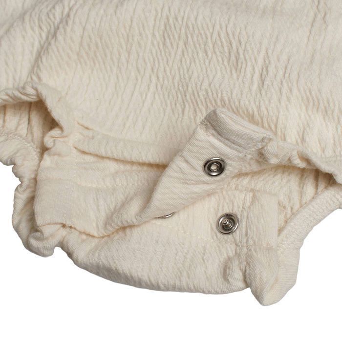 Conjunto de body e faixa de cabelo de 2 peças 875139 para bebê menina - Cáqui