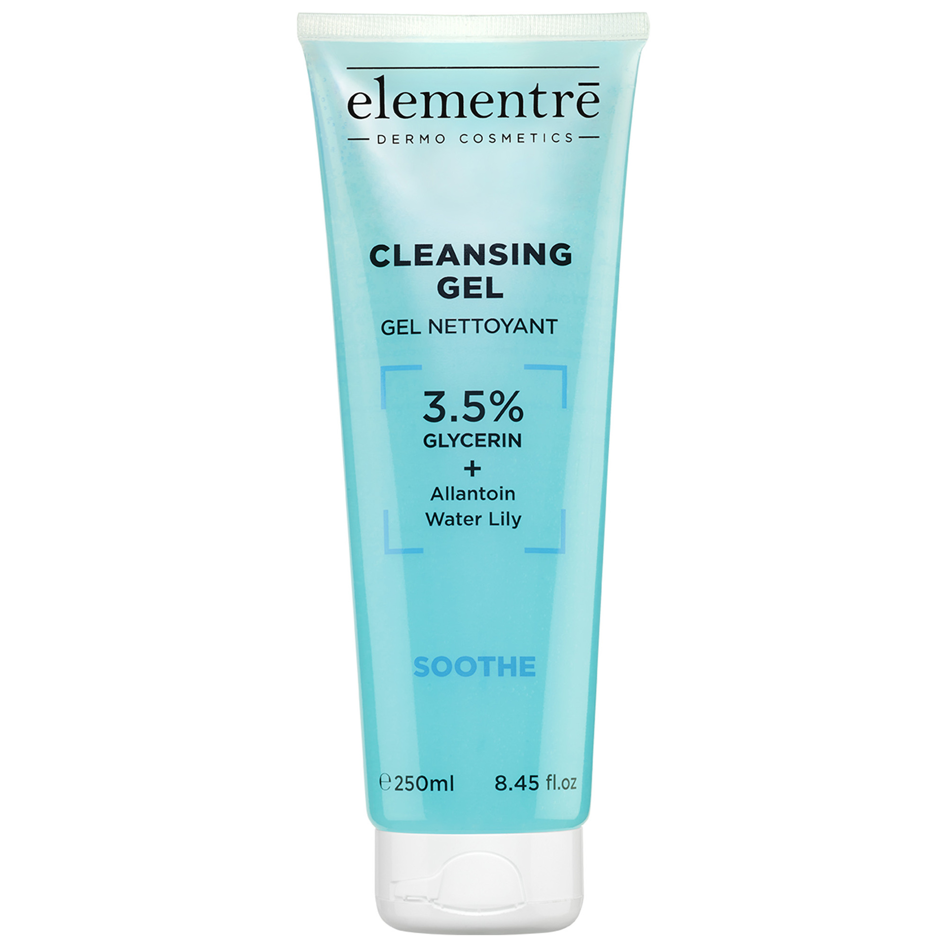 Tisztító gél - 3,5% glicerin 250 ml - elementrē