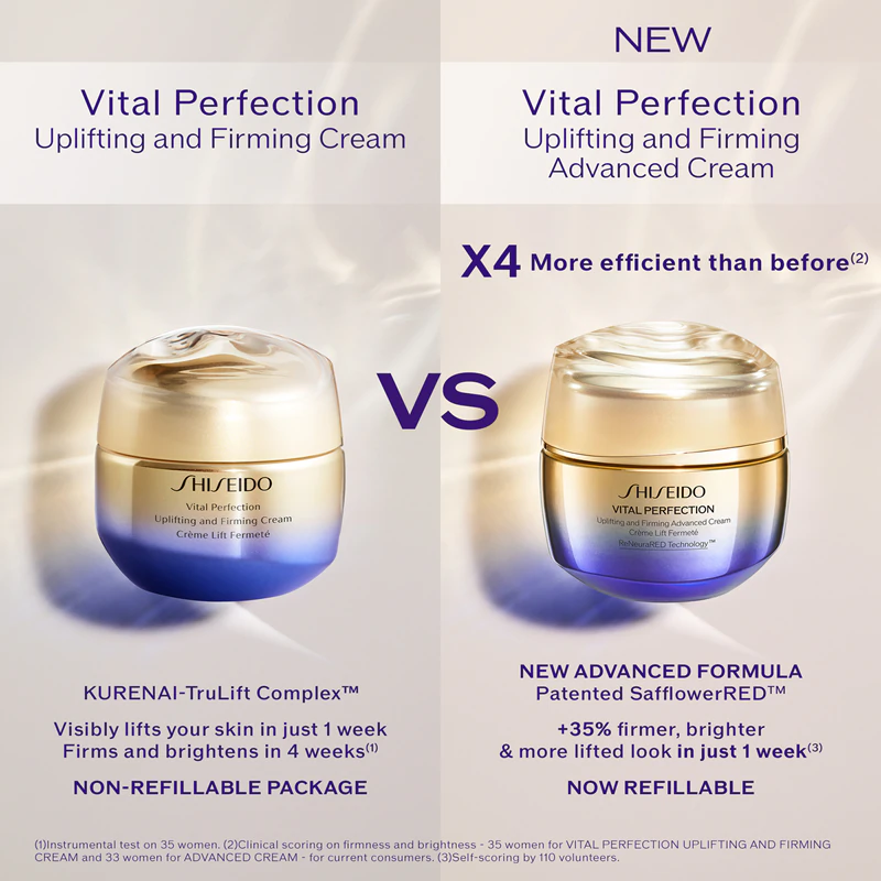 Shiseido Vital Perfection Uplifting and Firming Advanced Cream Intenzivně zpevňující denní a noční krém