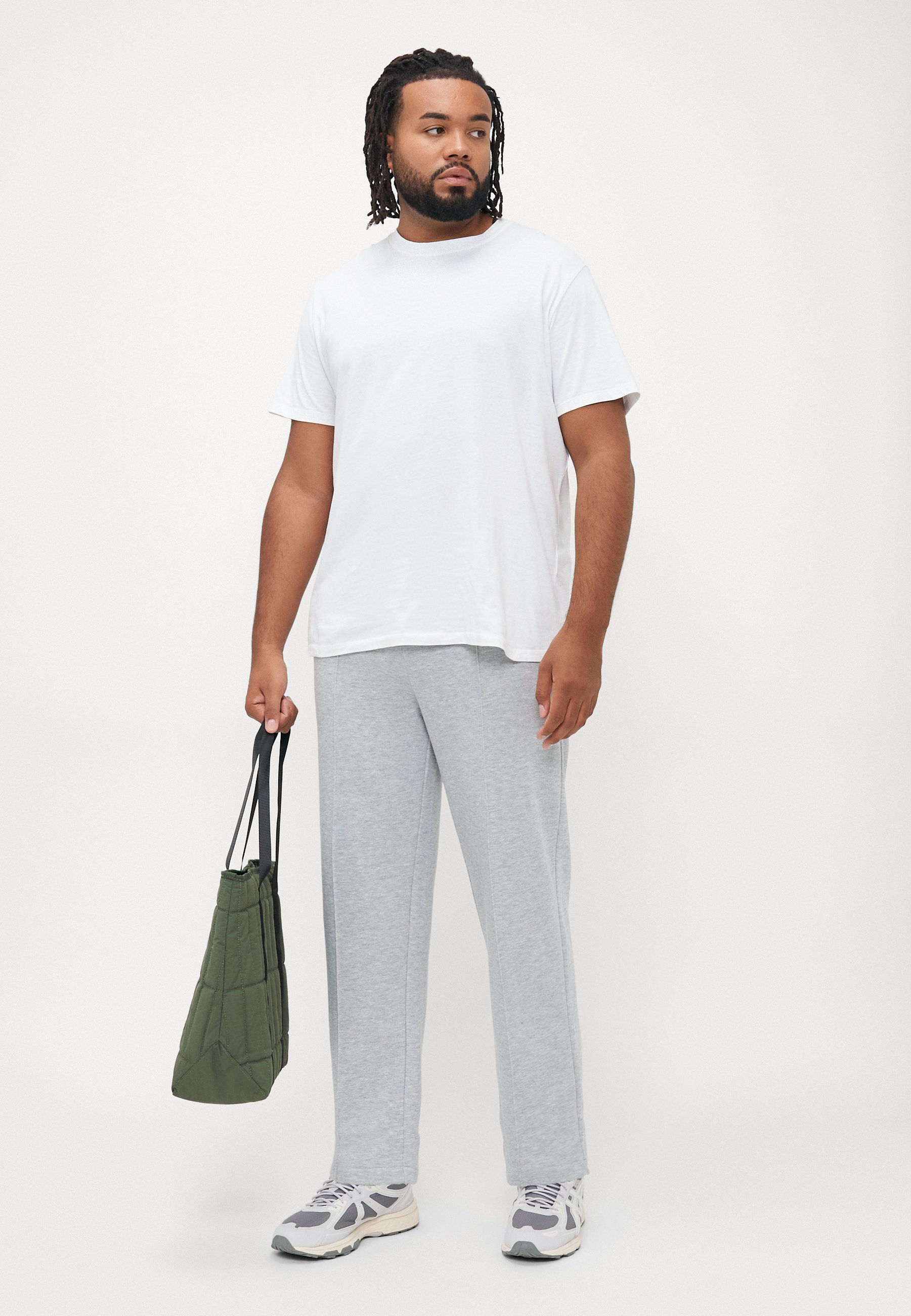 Pantaloni della tuta Pier One - grigio chiaro
