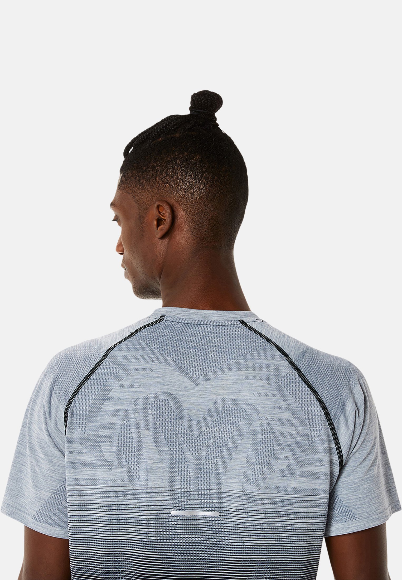 ASICS SEAMLESS SS - Sport T-shirt - Performance Black Carrier Grey