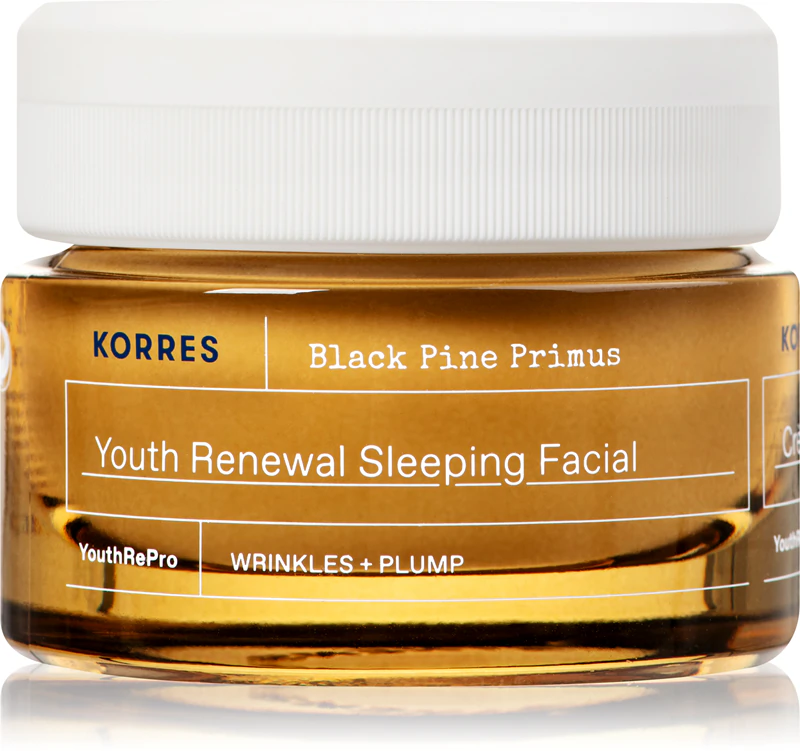 Korres Black Pine Primus nočný krém proti starnutiu