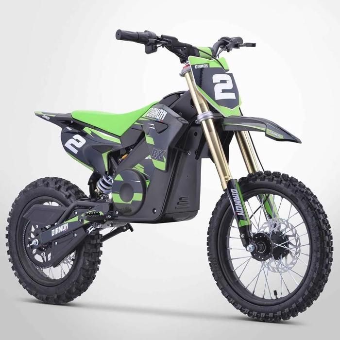 Kids Electric Motorcycle 1300W / ORION 1300W Motocross Bike / 14/12 / 2021 Edition / Green