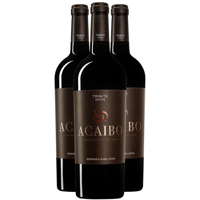 Trinity Estate Sonoma Valley Acaibo 2016 - Red Wine from the United States (3x75cl)