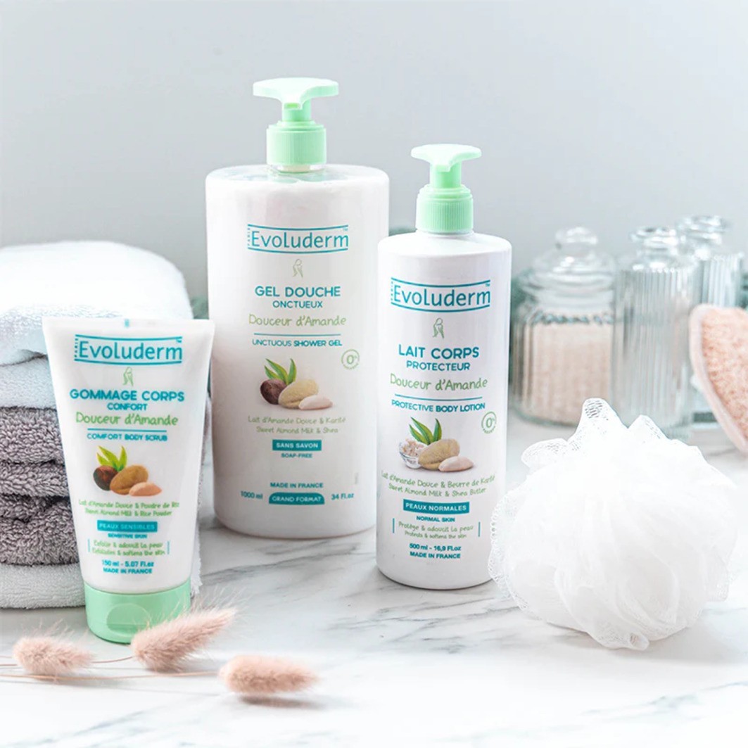 Evoluderm Lait Corps Protecteur Douceur d'Amande