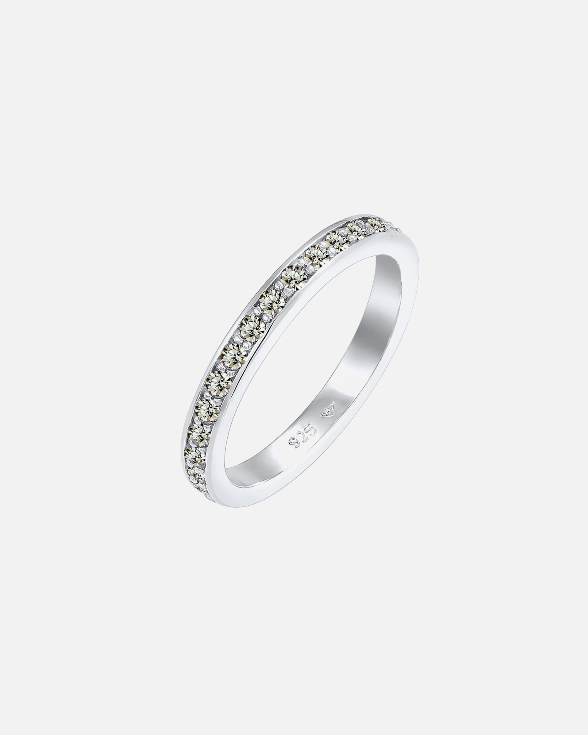 Elli Femmes bande Memoire avec cristaux en argent sterling 925
