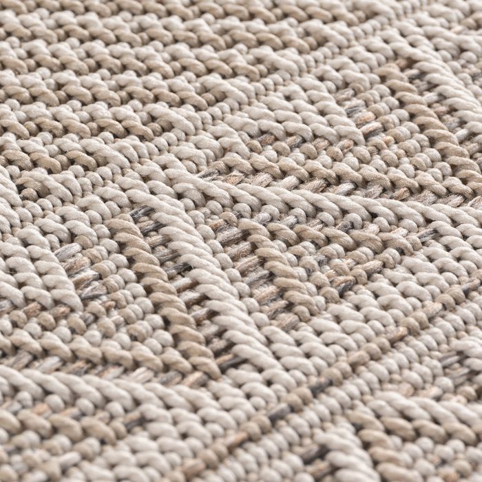 Tappeto da esterno SIMPEX beige 140x200 cm, per cucina, design scandinavo bohémien