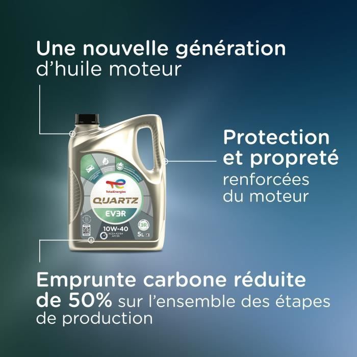 Engine oil - TOTALENERGIES - Quartz EV3R 10W-40 - 5L