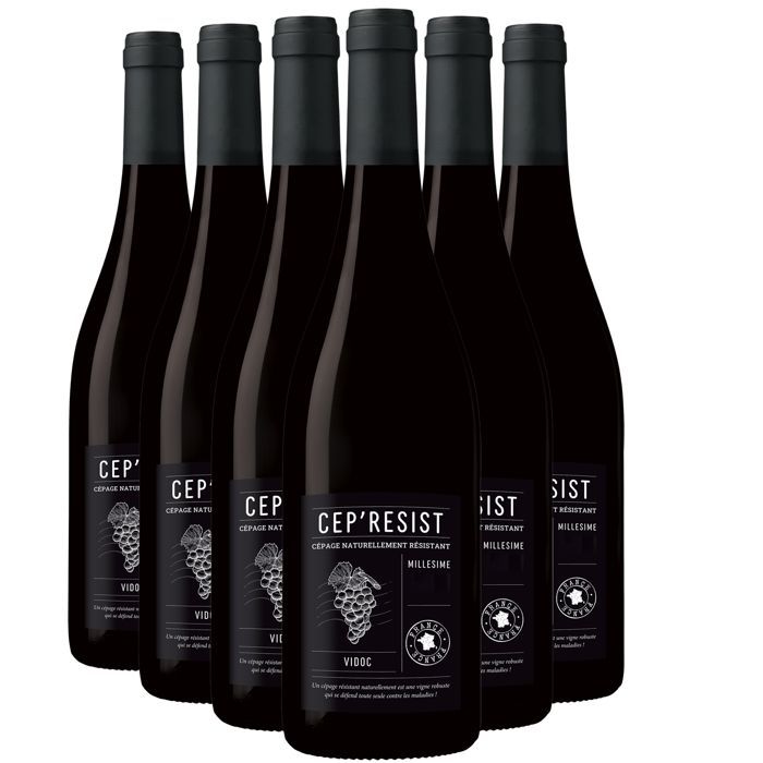 Tutiac Atlantique Cep'Resist Vidoc 2025 - Red Wine from the Southwest (6x75cl)