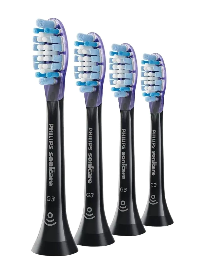 Philips Sonicare G3 Premium Gum CareHX9054/33 Końcówki czarne, 4 szt.