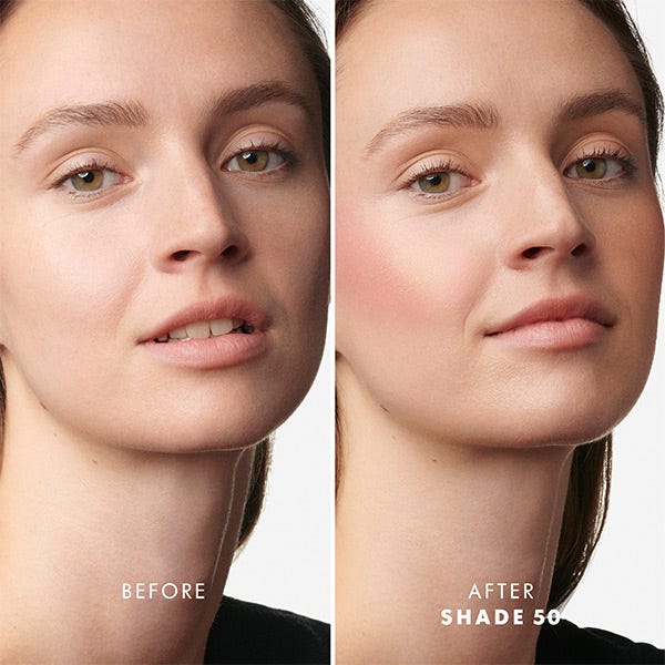 Lysende silkeglødende blush