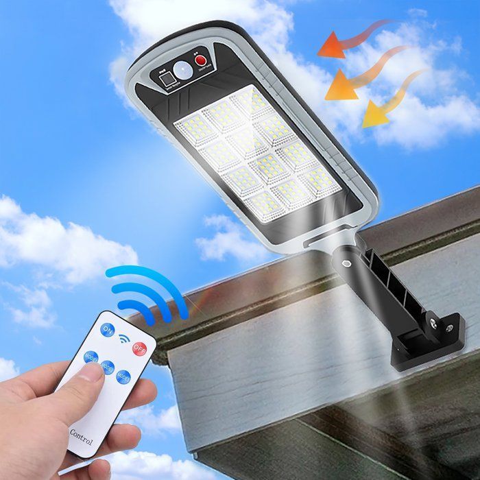 Applique extérieure , avec panneau solaire, détecteur de mouvement, 3 modes, étanchéité IP44, pour mur extérieur, rue