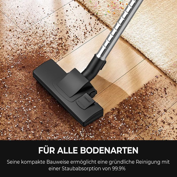 Aspirateur Sans Sac Puissant 3300W Maison Sol Tapis Poils D’animaux Collecteur 3L Silencieux Filtre Lavable